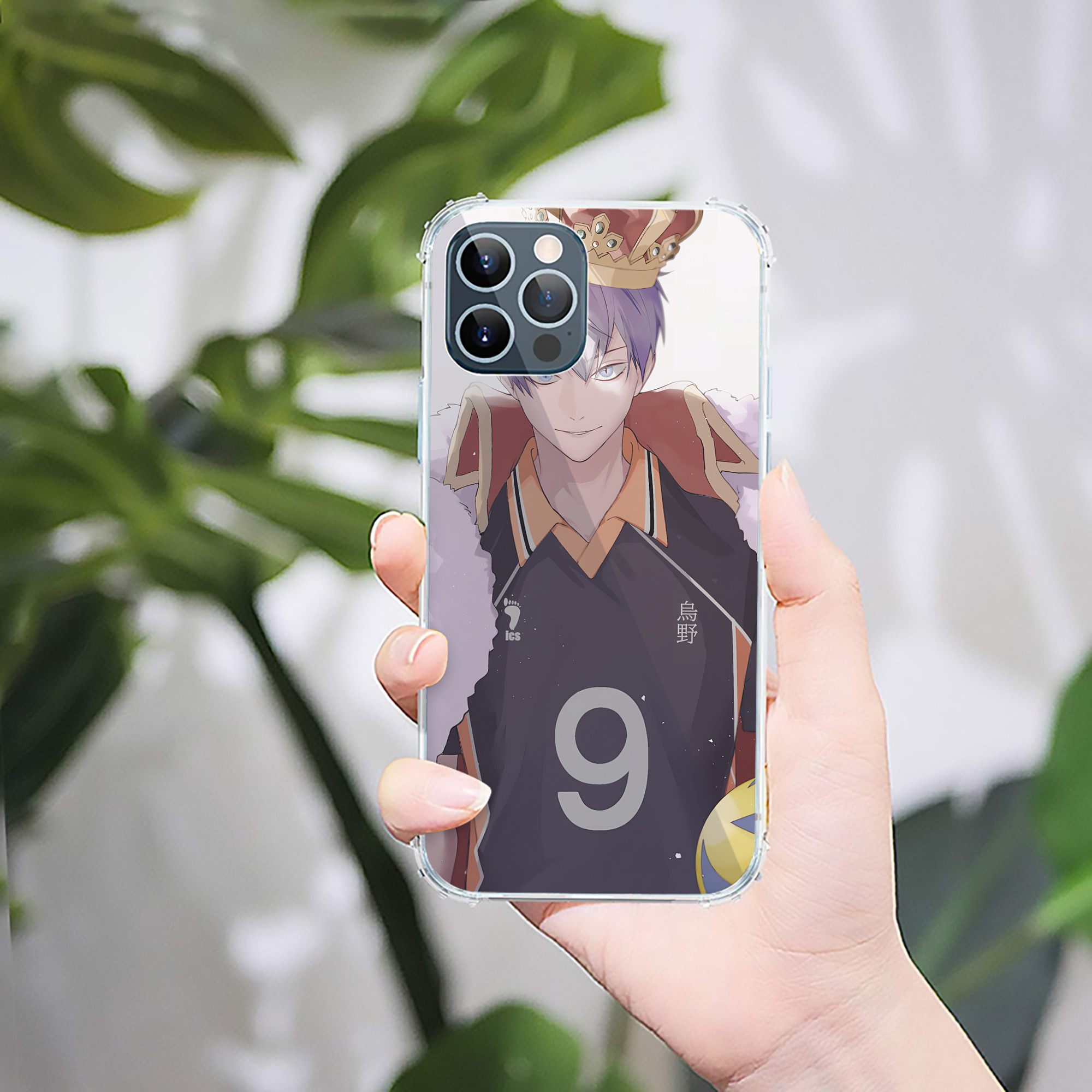 （画像用） ハイキュー!! Haikyu!! 【iPhone 12シリーズ対応】透明スマホケース（クリアソフトケース）